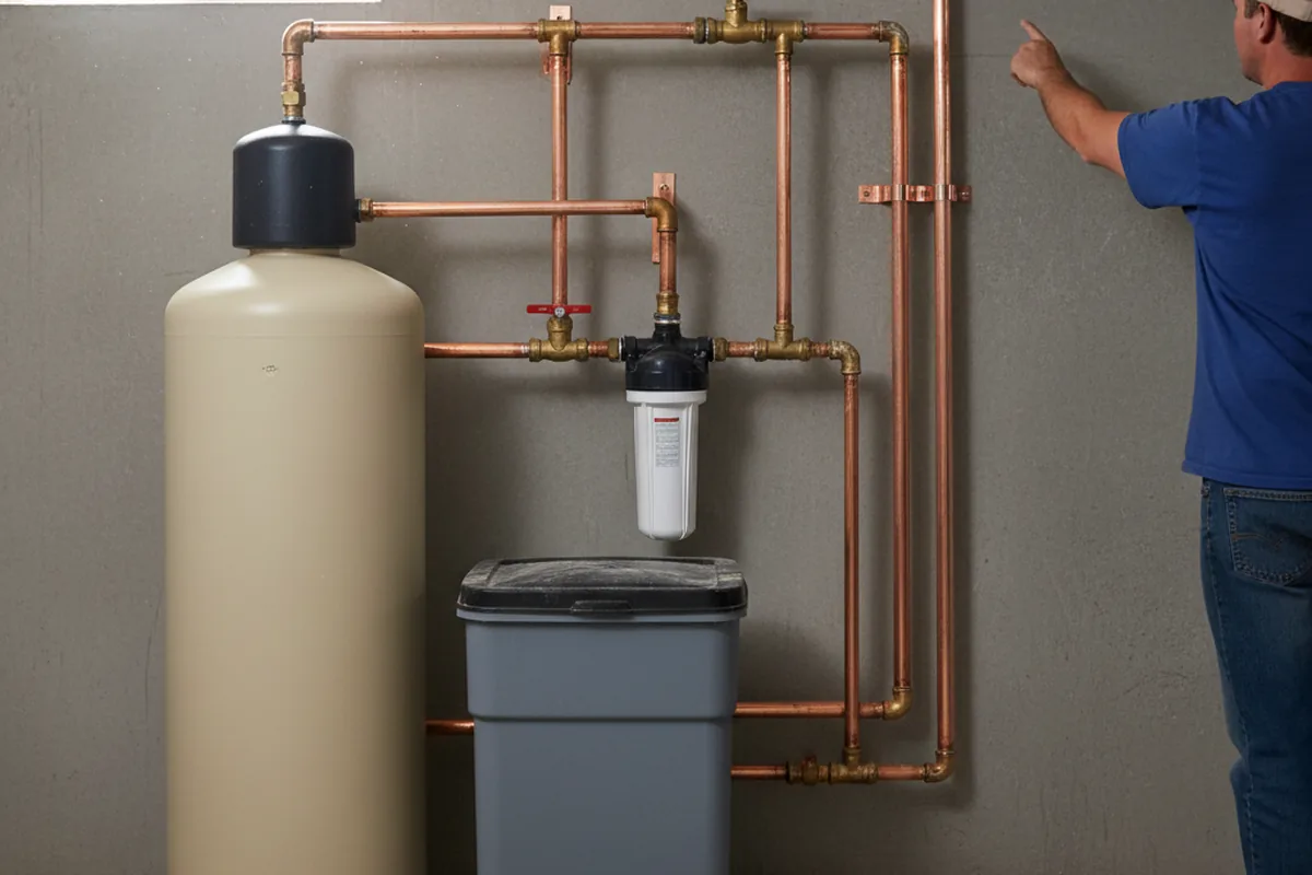 Whole-house water treatment system installed in Old Fort